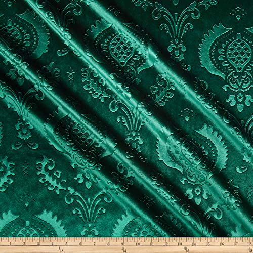 Brocade Damask Velvet | Tablecloth - Forest