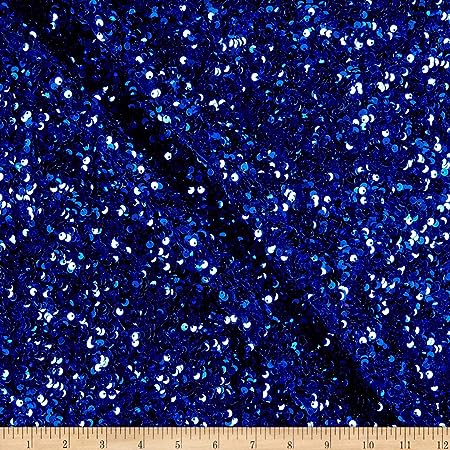 Stretch Velvet Sequin Fabric by The Yard