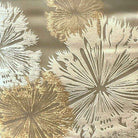 Gold Allium Jacquard Fabric by the Yard - 115 Inch Wide