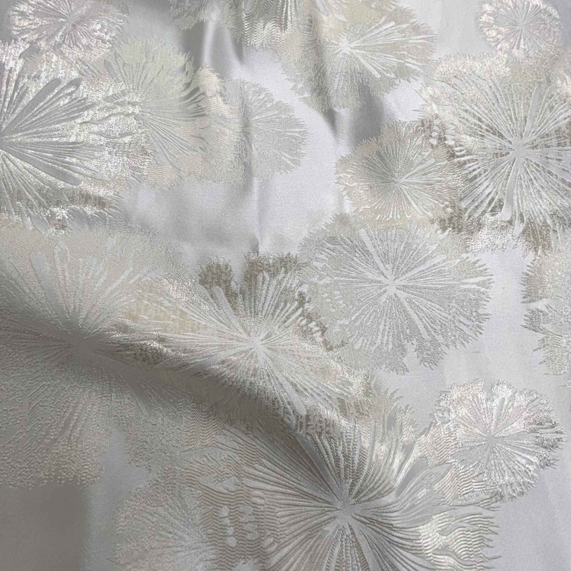 Off White Allium Jacquard - Custom Tablecloths