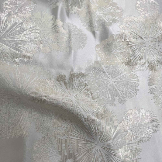 Off White Allium Jacquard - Custom Tablecloths