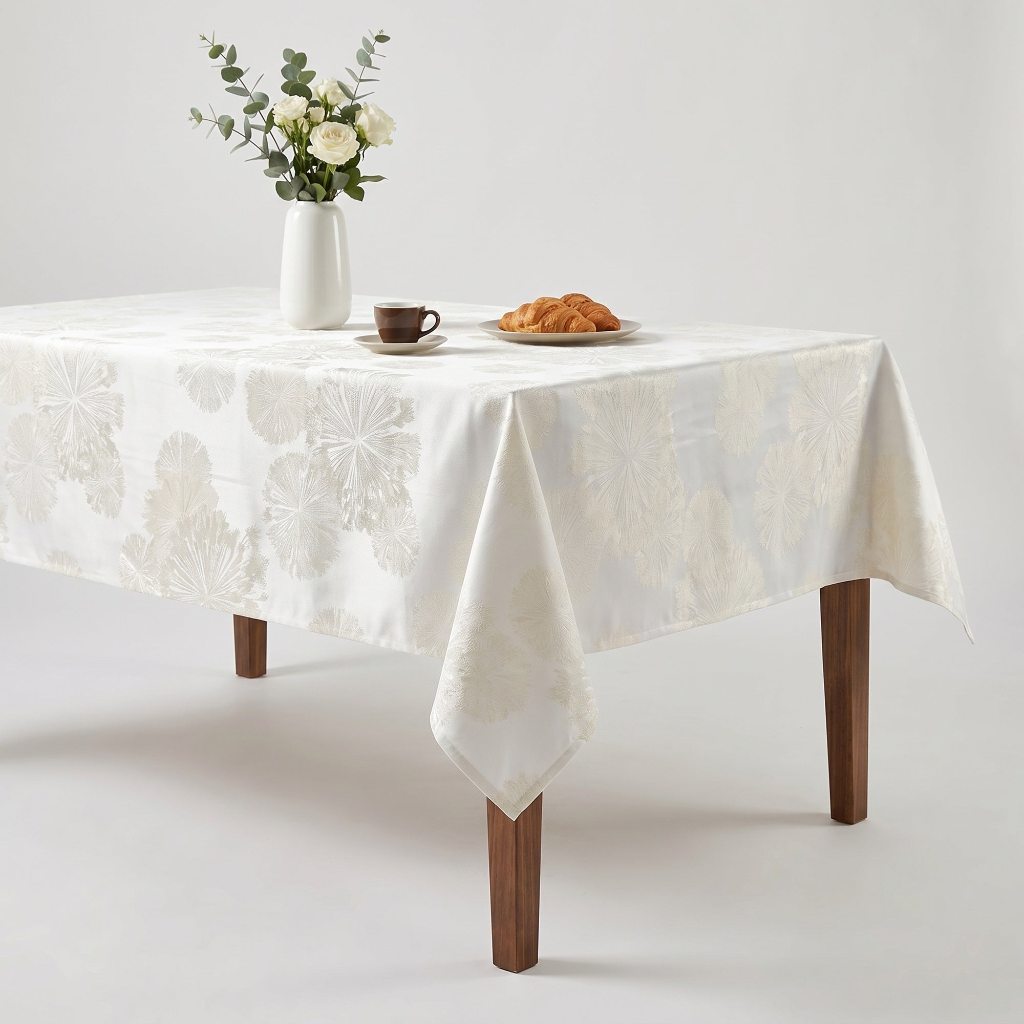 Allium Off White Tablecloth
