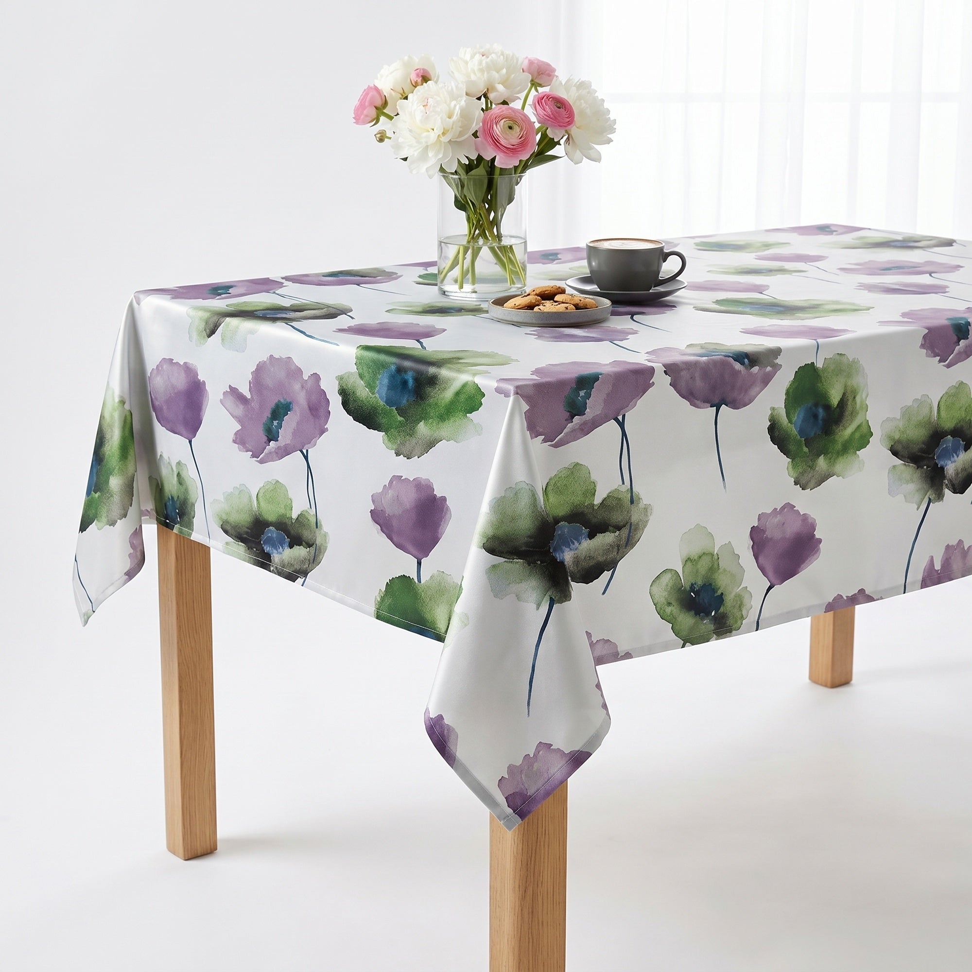 Anthium Plum Tablecloth