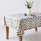 Atrium Navy Tablecloth
