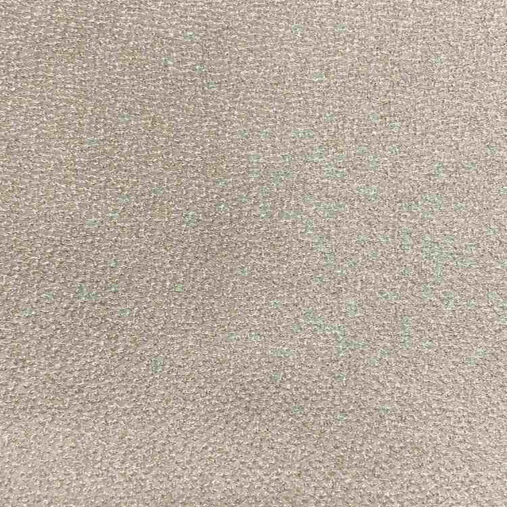 Ivory Beacon Metallic Jacquard Embroidery Fabric by the Yard - 57 Inch Wide