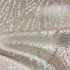 Ivory/Silver Beaconsfield Metallic Embroidery Jacquard Fabric by the Yard - 57 Inch Wide