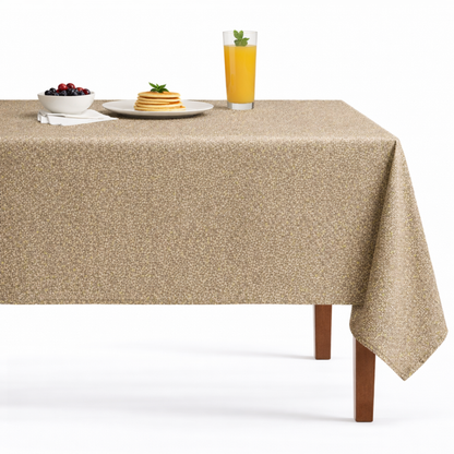 Beacon Metallic Jacquard Tablecloth-Antique