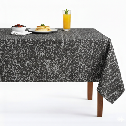 Beaconsfield Metallic Jacquard Tablecloth - Grey