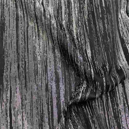 Inline Metallic Jacquard - Tablecloth - Black-