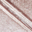 Blush Shiny Crushed Velvet Fabric by the Yard - 72 Inch Wide