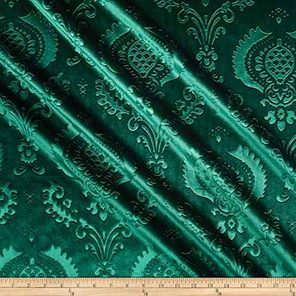 Forest Brocade Damask Velvet - Custom Tablecloths