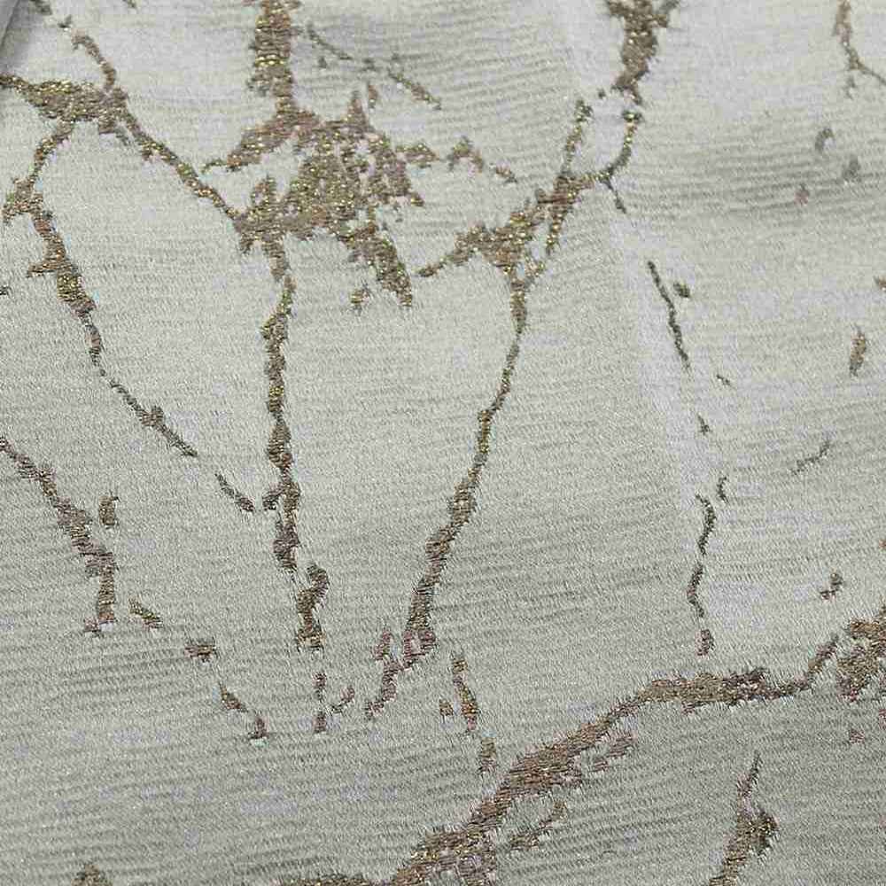 Antique Calcutta Metallic Jacquard Embroidery Fabric by the Yard - 58 Inch Wide