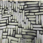 Onyx Catch Jacquard Fabric by the Yard - 110 Inch Wide