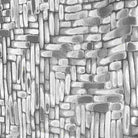 Silver Catch Jacquard Fabric by the Yard - 110 Inch Wide