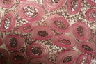 pink CHARMING Embroidered Sheer Fabric by the Yard - 54 Inch Wide