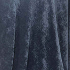 Navy Chenille Soft Velvet Fabric by the Yard - 118 Inch Wide