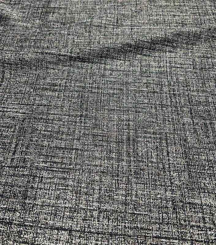 Onyx CHRISMA Jacquard Fabric by the Yard - 115 Inch Wide