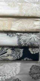 Onyx Allium Jacquard Fabric by the Yard - 115 Inch Wide