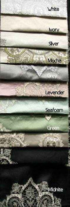 gray LAURIER Fabric. 58 Inch in Width Fabric by the Yard - 58 Inch Wide