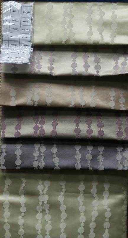 gray PEARLES Fabric by the Yard - 55 Inch Wide