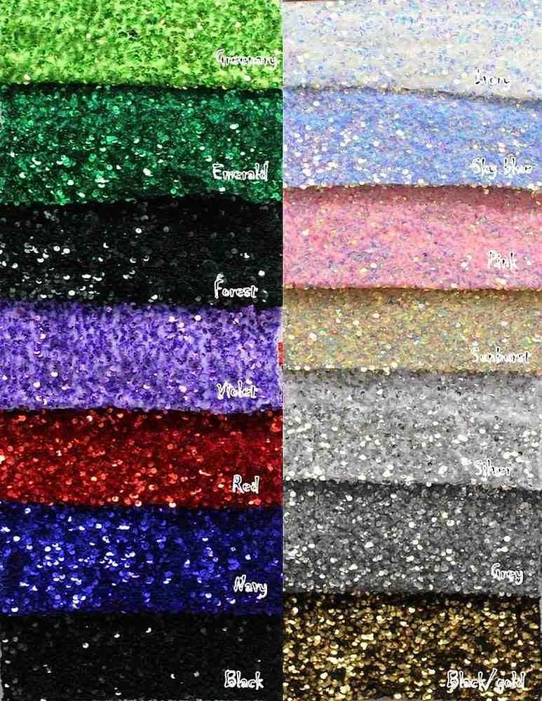 Ivory Stretch Velvet Sequin Fabric by the Yard - 48 Inch Wide