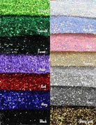 Rust Stretch Velvet Sequin Fabric by the Yard - 48 Inch Wide