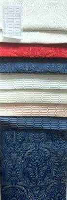 Blush Track Jacquard Fabric by the Yard - 115 Inch Wide