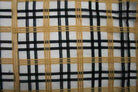 gold COUNTRY COTTAGE Embroidered Fabric by the Yard - 54 Inch Wide