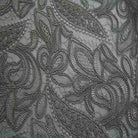 Silver CREATION Glitter Embroidered Mesh Fabric. Lace Netting Material 52 Inch in Width Fabric by the Yard - 52 Inch Wide