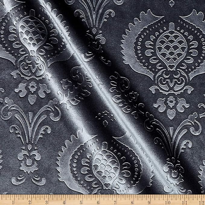 Brocade Damask Velvet Fabric 