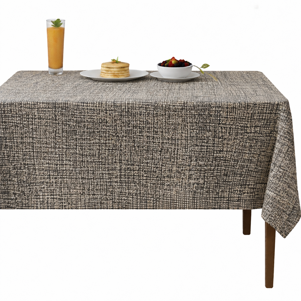 Chrisma Jacquard Tablecloth - Onyx