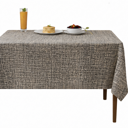 Chrisma Jacquard Tablecloth - Onyx