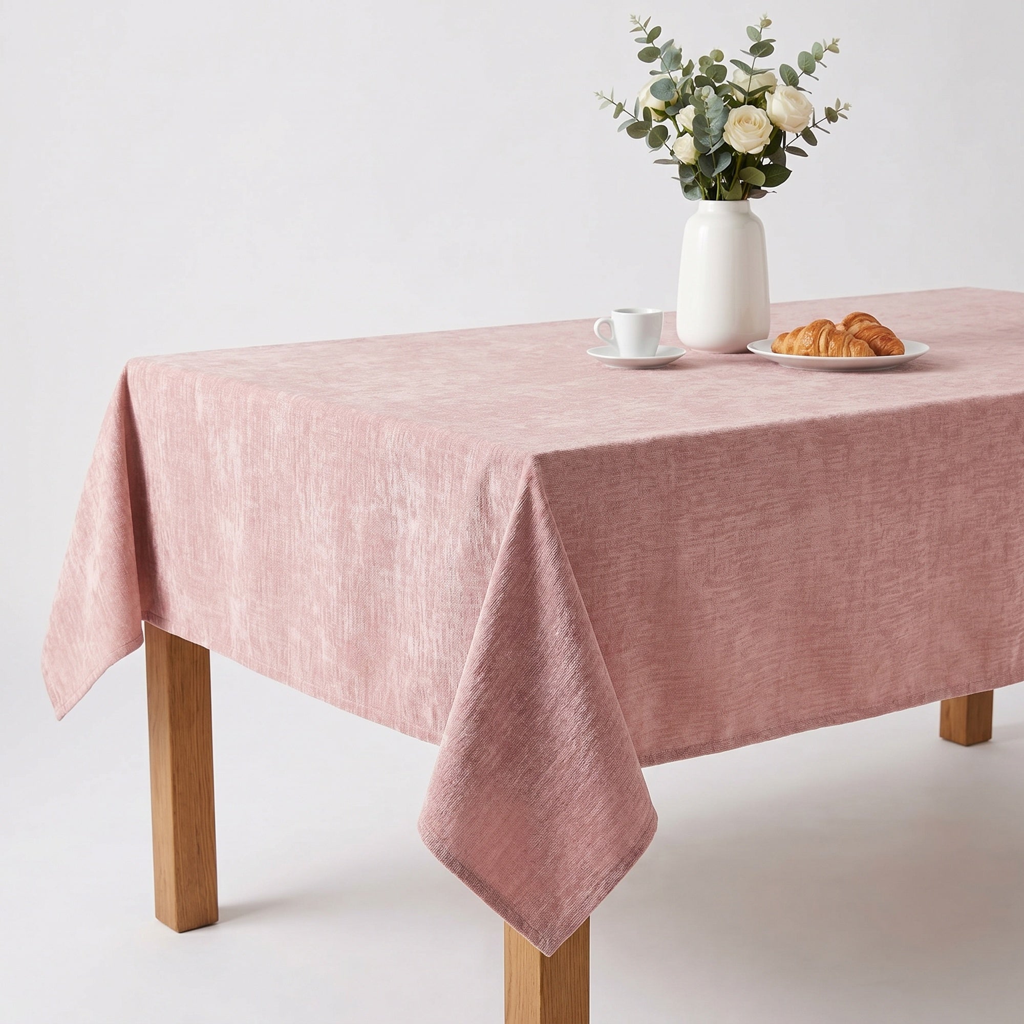 Chenille Blush Tablecloth
