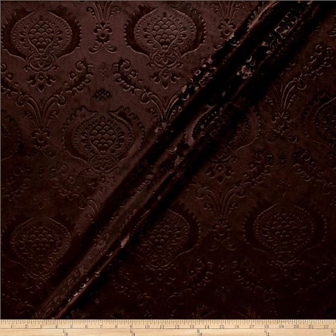 Brocade Damask Velvet | Tablecloth - Chocolate