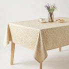 Cobblestone White Tablecloth
