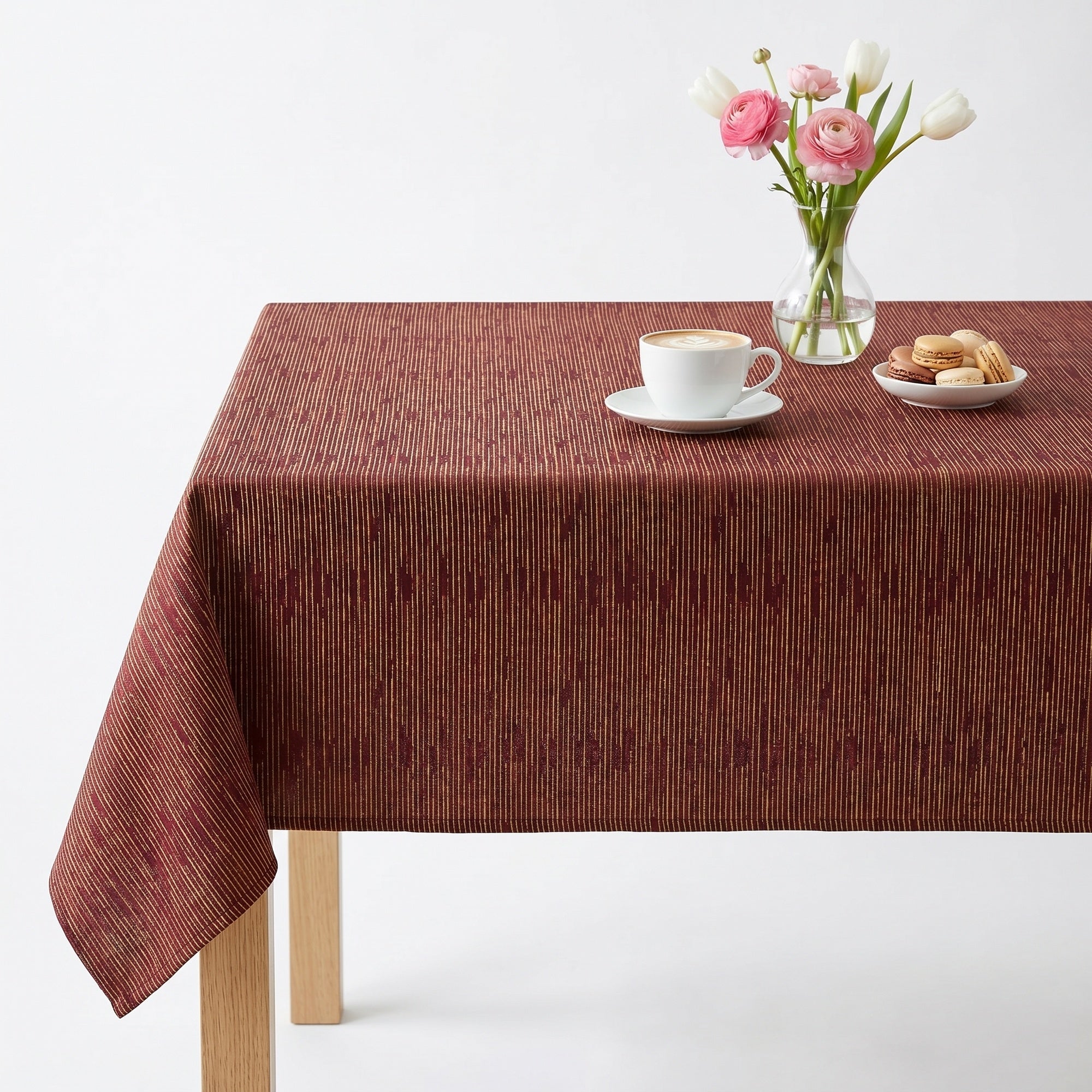 Colorado Burgundy Tablecloth