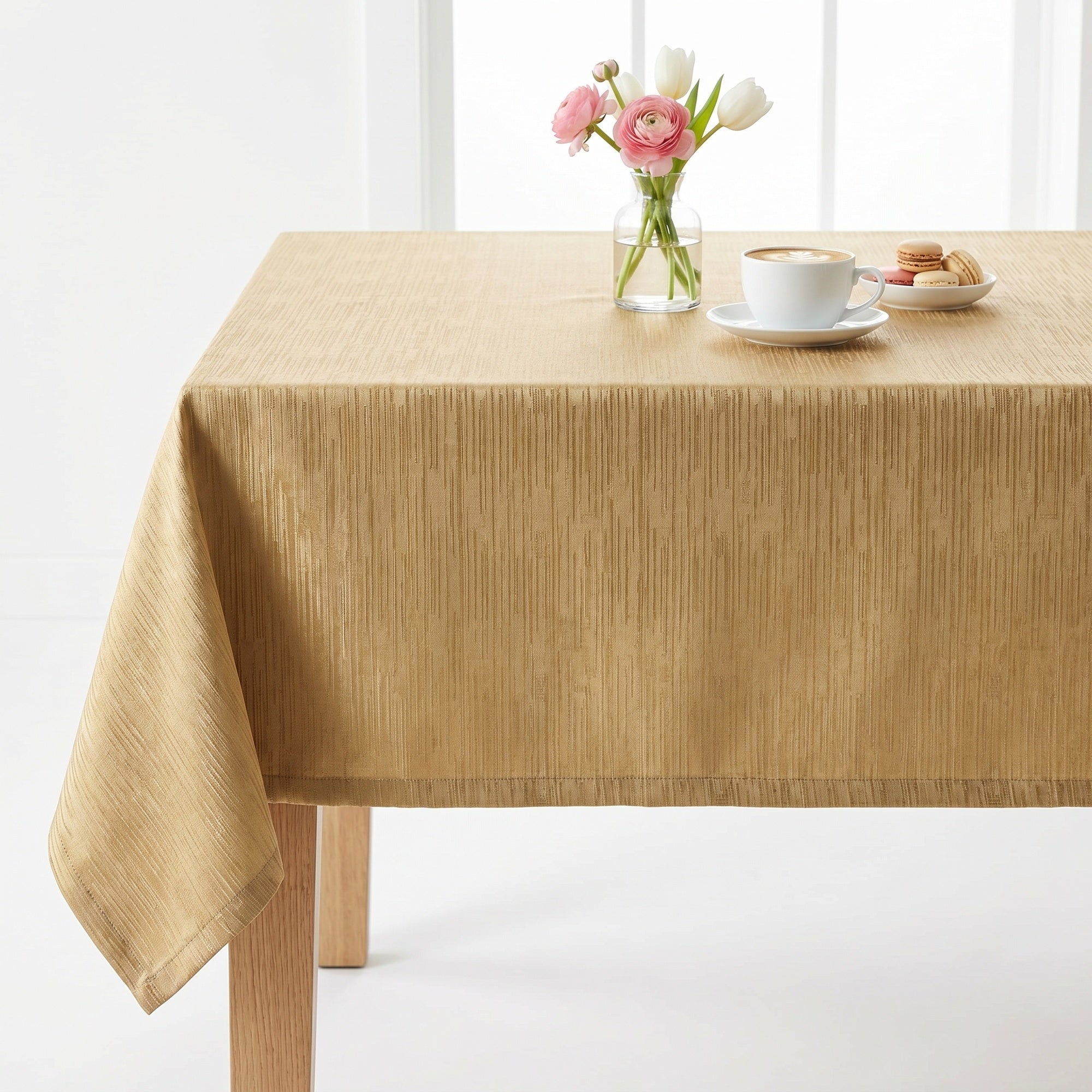 Colorado Gold Beige Tablecloth