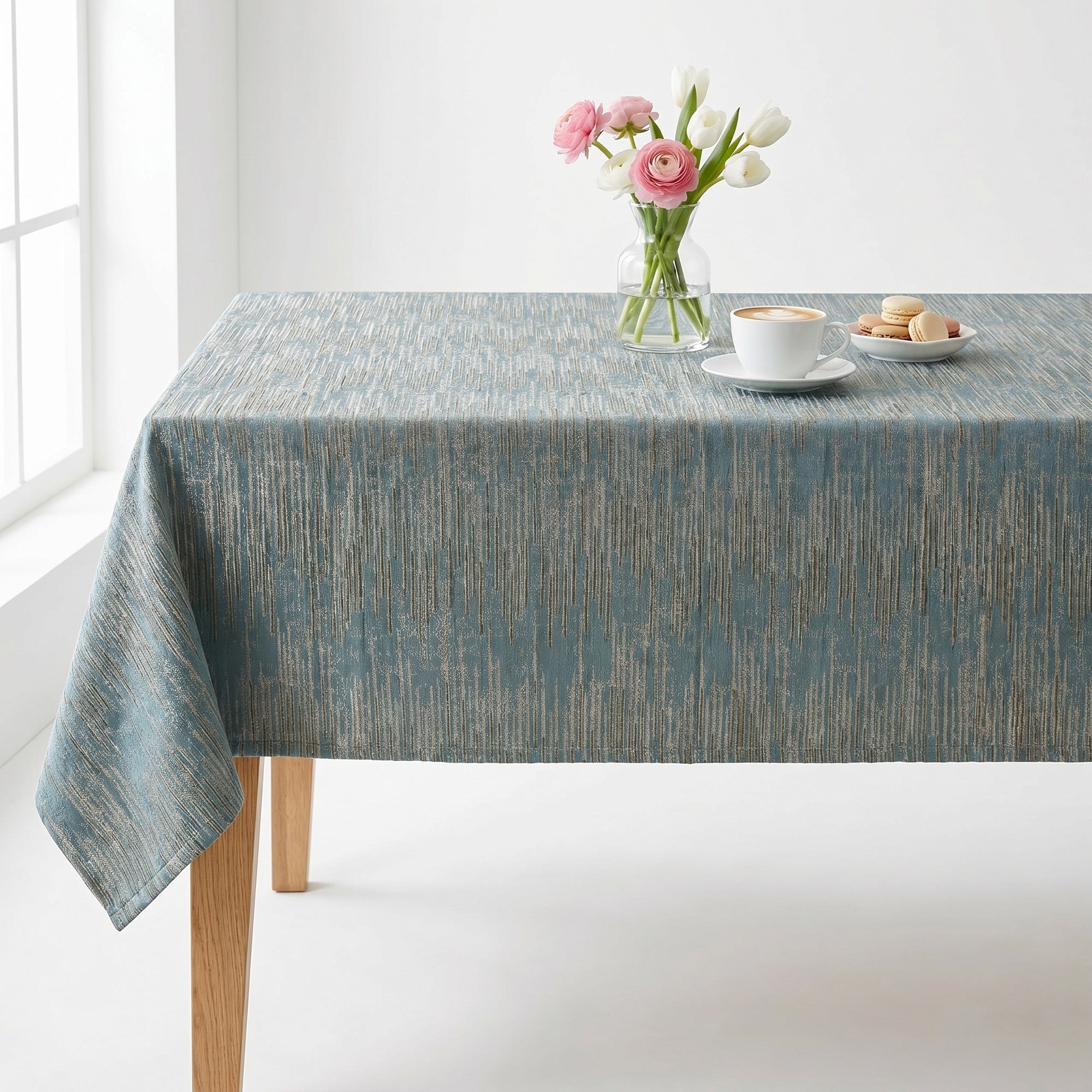 Colorado Gold Blue Tablecloth
