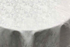 Silver Stardust Metallic Jacquard - Custom Tablecloths
