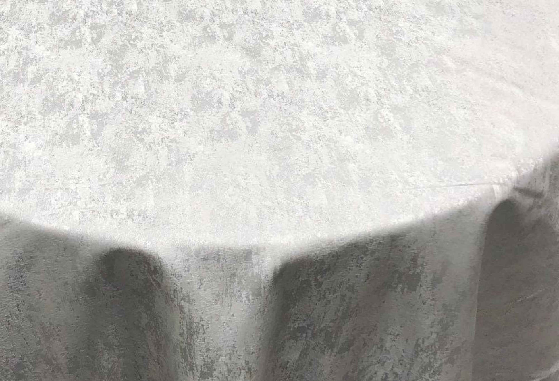 Silver Stardust Metallic Jacquard - Custom Tablecloths