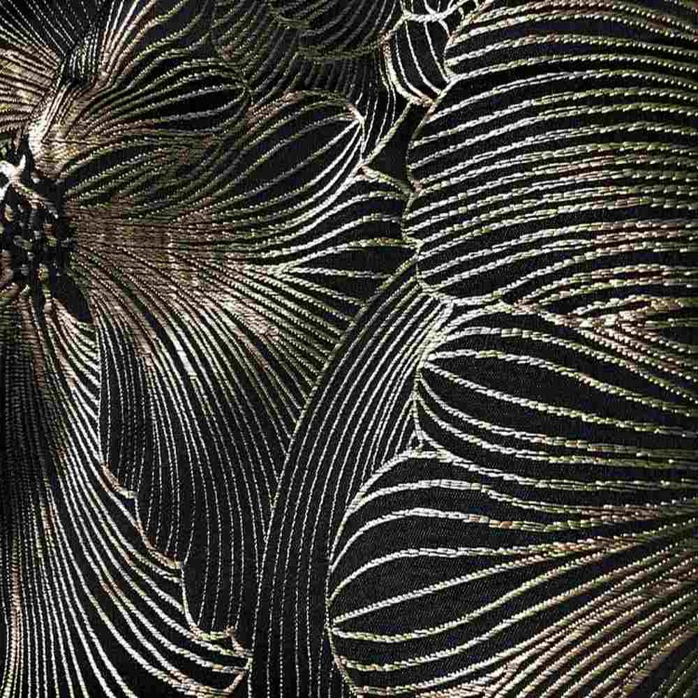 Delhi Metallic Flower Jacquard - Tablecloth - Midnight
