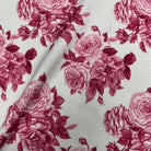 Fuchsia Derby Floral Digital Print - Custom Tablecloths