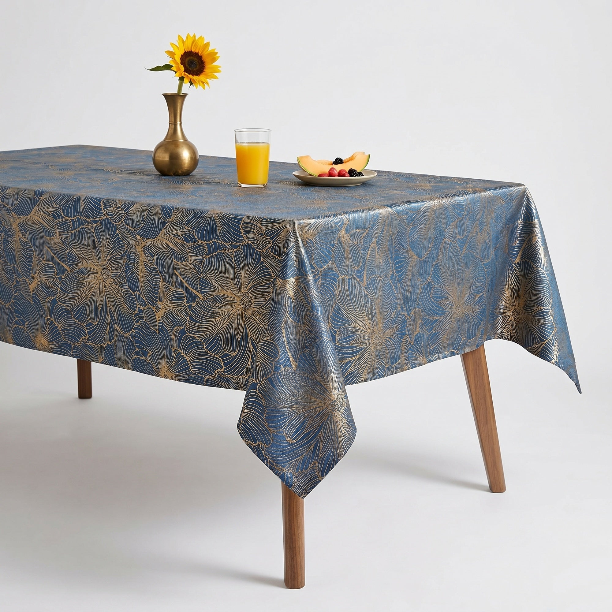 Delhi Blue Tablecloth