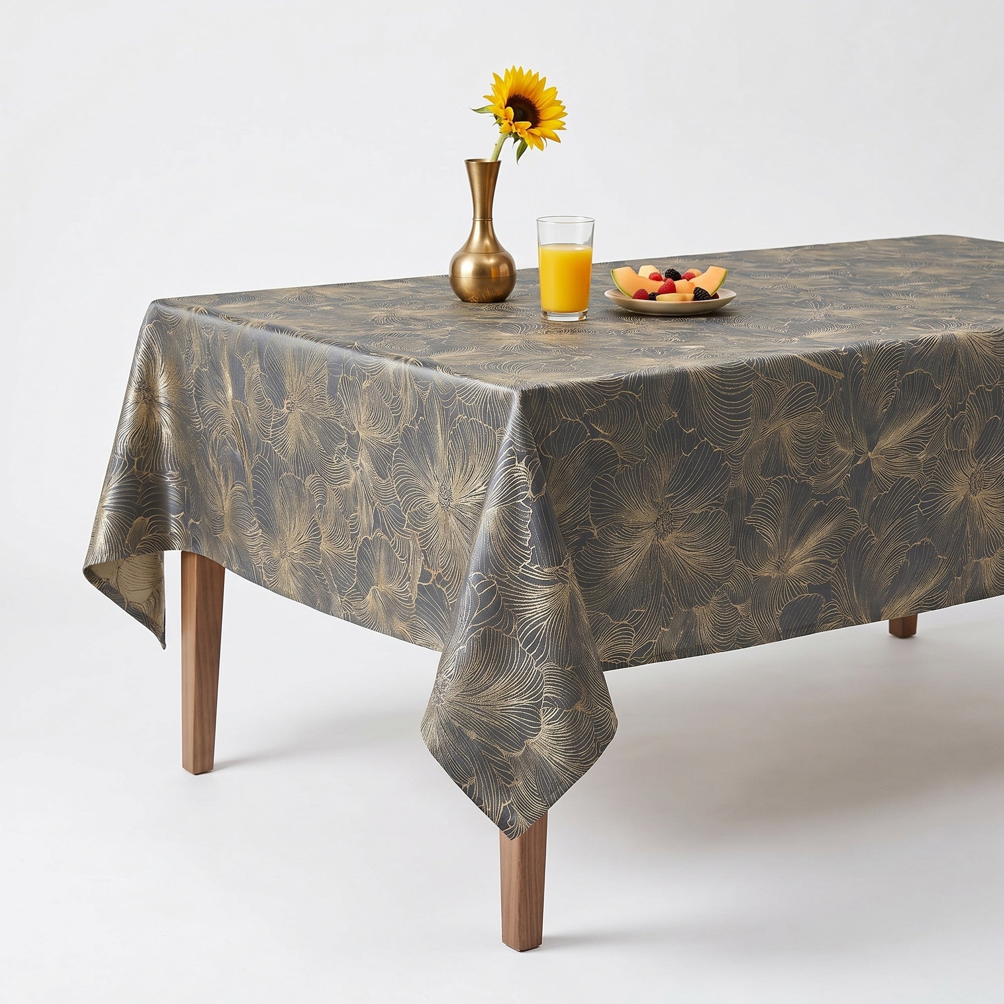 Delhi Grey Tablecloth