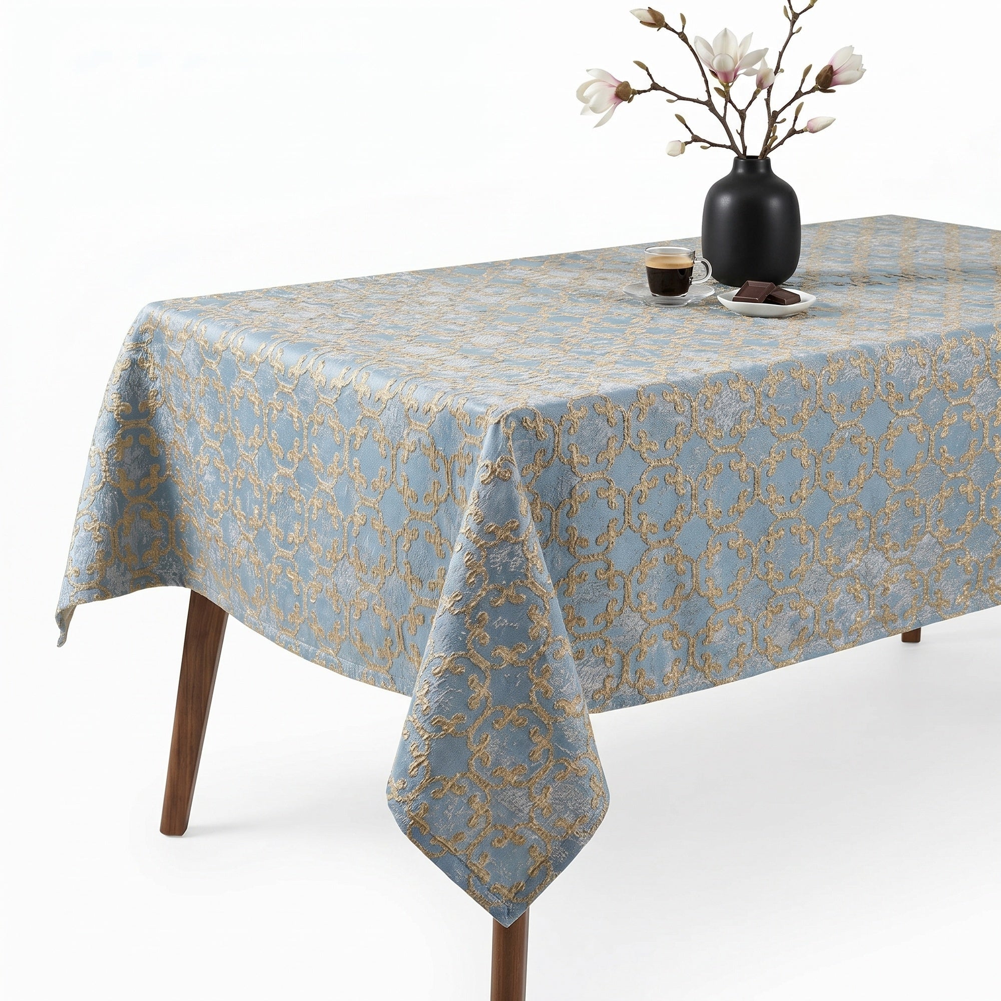 Denver Cold/Blue Tablecloth