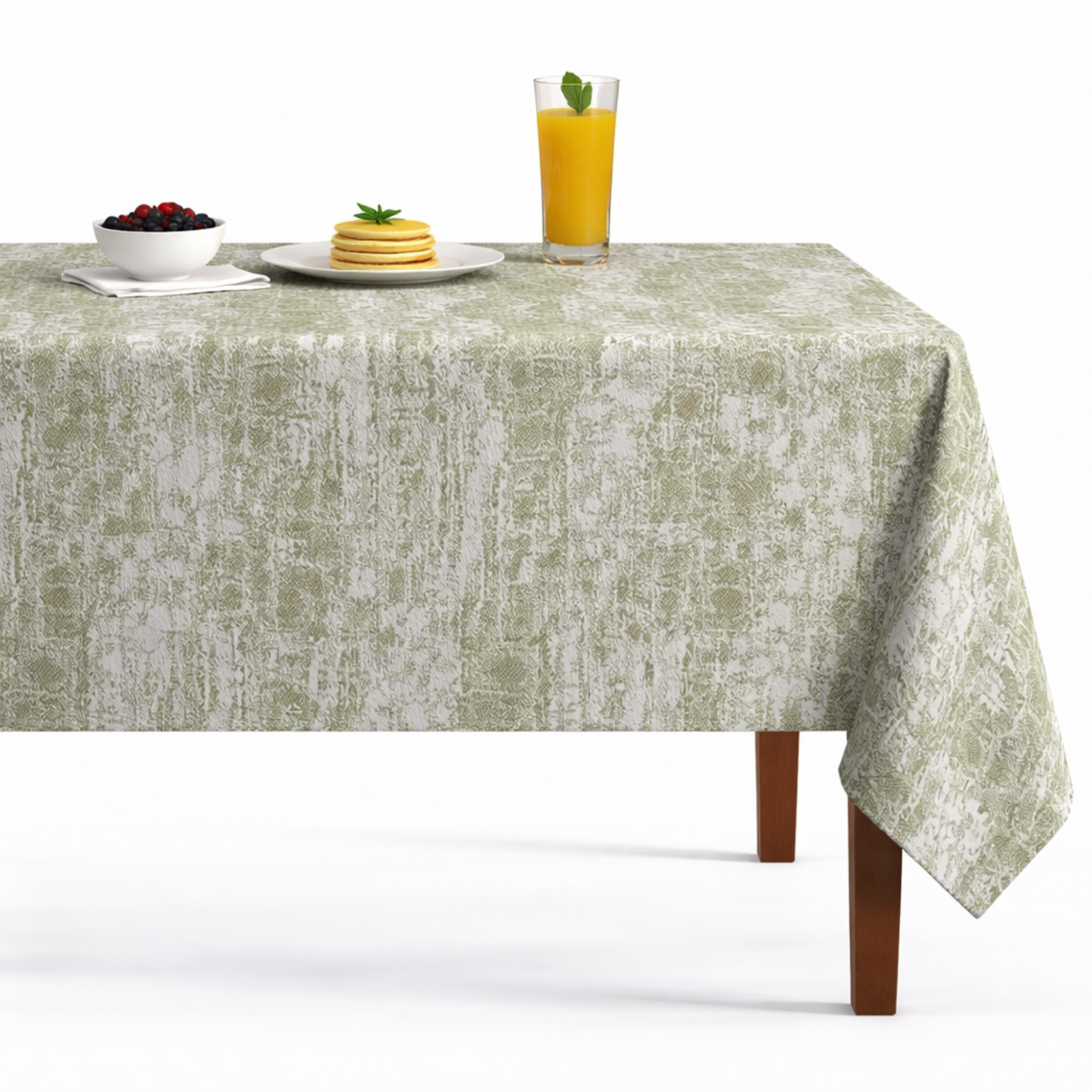 Denver Jacquard Tablecloth - Gold/Grey