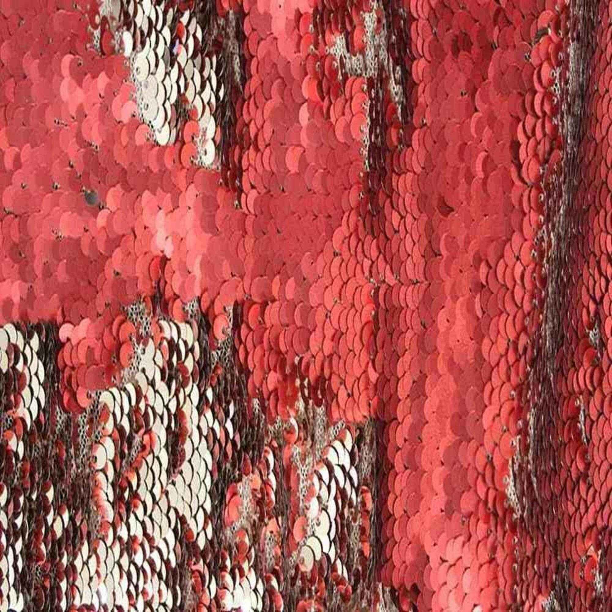 Chablis Color Changing Sensory Wall Reversible Sequin Fabric by the Yard - 52 Inch Wide
