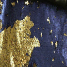 Twilight Color Changing Sensory Wall Reversible Sequin Fabric by the Yard - 52 Inch Wide
