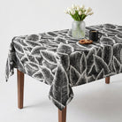 Foliage Black Tablecloth