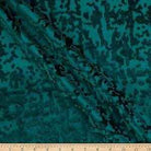 Forest Abstract Crushed Velvet Fabric by the Yard - 118 Inch Wide
